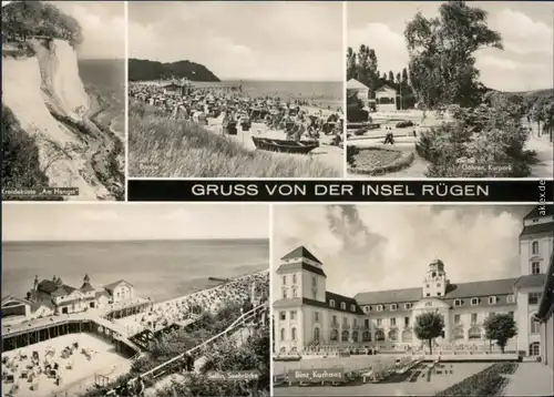 Mecklenburg Vorpommern   Baabe - Strand, Göhren  Sellin Binz - Kurhaus 1972