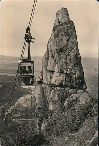 Ansichtskarte Thale (Harz) Personenschwebebahn 1973