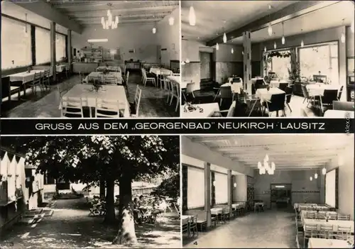 Niederneukirch-Neukirch (Lausitz) Oberneukirch |  Kaffeegarten, Saal 1971