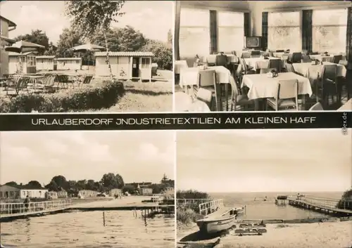 Bellin Ueckermünde Urlauberdorf Industrietextilien - Bungalow's   1973