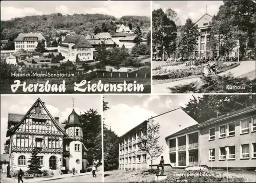 Bad Liebenstein Postamt, Therapiegebäude, Sanatorium und Kurhaus 1975 