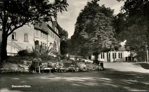 Ansichtskarte Saalburg-Ebersdorf (Saale) Ortsmotiv 1966