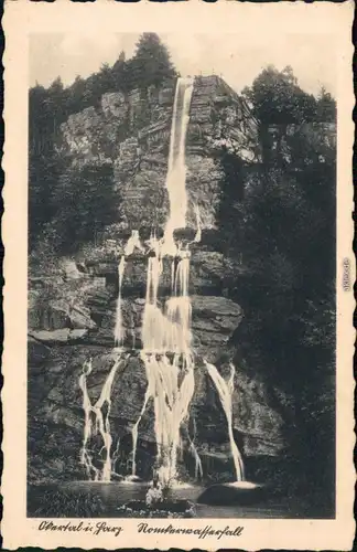 Ansichtskarte Oker-Goslar Romkerhaller Wasserfall Harz 1932