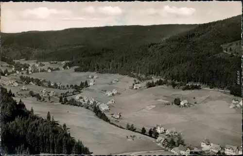 Ansichtskarte Obertal-Buhlbach-Baiersbronn Panorama-Ansicht 1970