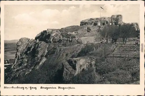 Ansichtskarte Blankenburg (Harz) Burg/Burgruine Regenstein 1932 