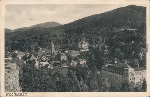 Ansichtskarte Badenweiler Panorama-Ansicht 1953