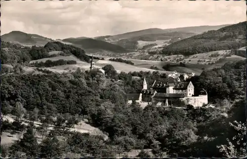 Ansichtskarte Bensheim Schloss Schönberg 1966