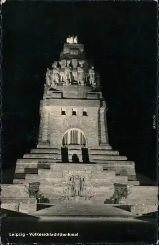 Ansichtskarte Leipzig Völkerschlachtdenkmal 1965