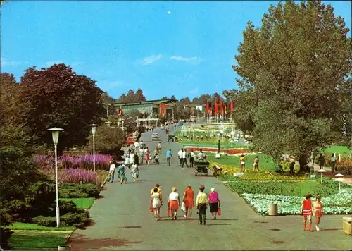 Ansichtskarte Erfurt Internationale Gartenbauausstellung der DDR (IGA) 1974