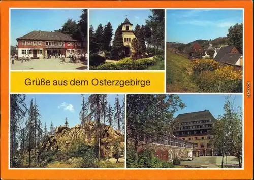 Bärenburg Altenberg (Erzgebirge) Kipsdorf - Bahnhof, Bärenburg - Geising g1987