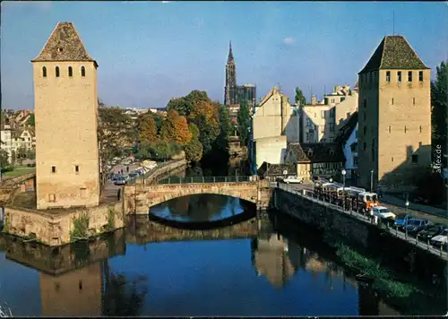 Straßburg Strasbourg Gedeckte Brücke (Befestigung 14. Jh Münster (13. Jh.) 1986