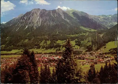 Oberstdorf (Allgäu) Panorama-Ansicht - Rubihorn und Nebelhorn 1980