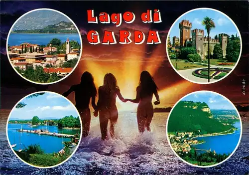 Riva del Garda Lago di Garda - Erotik (Nackt - Nude) - Hafen,  1993