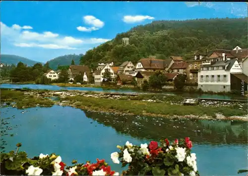 Ansichtskarte Gernsbach Panorama-Ansicht 1984