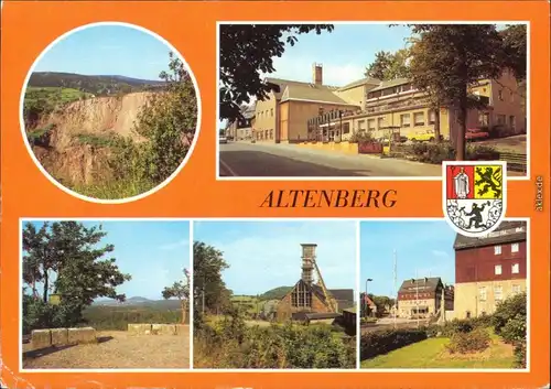 Altenberg HO-Gaststätte Knappensaal, Kahlenberg Geisingberg Zentralschacht g1988
