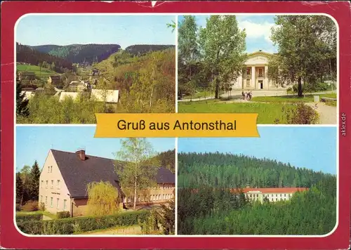 Antonsthal-Breitenbrunn (Erzgebirge) Übersicht, Klubhaus Antonshöhe g1983