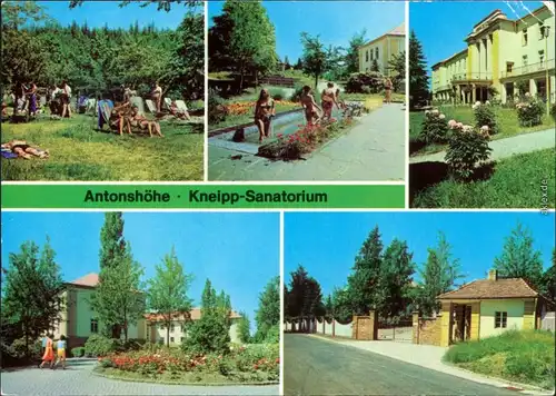 Antonshöhe-Breitenbrunn (Erzgebirge) Mehrbild: Antonshöhe Kneipp-Sanatorium 1983