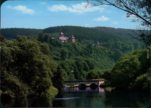 Ansichtskarte Attendorn Burg Schellenberg 1987