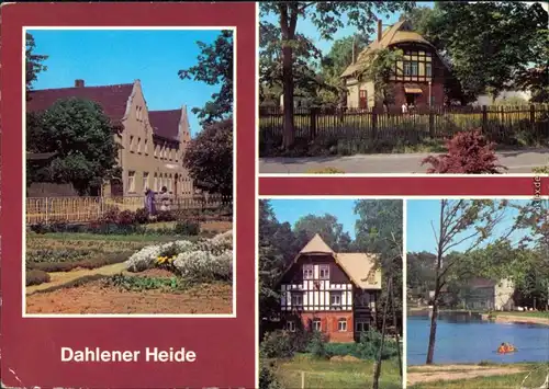 Ochsensaal Dahlen Dahlener Heide: Gaststätte, Konsum-Tagescafé "Jagdhaus   1984