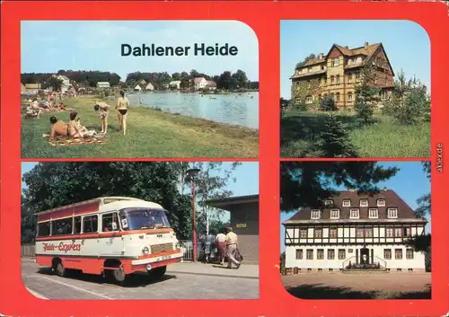 Dahlen Dahlener Heide: FDGB-Erholungsheim, Heideexpress, Jugendherberge g1987