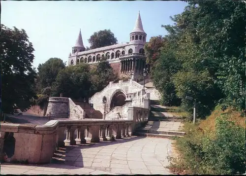 Ansichtskarte Budapest Fischerbastei Halászbástya 1972