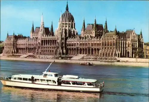 Ansichtskarte Budapest Országház/Parlament 1988