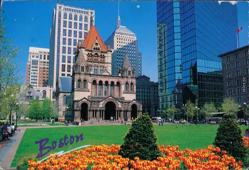 Ansichtskarte Boston Trinity Church / Kirche 1999
