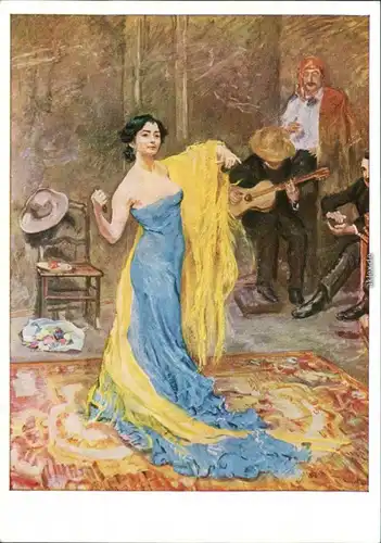 Dresden Max Slevogt (1868-1932) - Die Tänzerin Marietta di Rigardo 1988