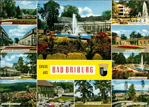 Bad Dürkheim Kurpark, Kurmittelhaus, Kurcafé, Leuchtfontäne uvm. 1974