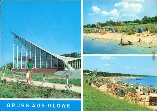 Ansichtskarte Glowe Ostseeperle mit Strand 1975