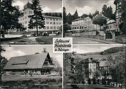 Friedrichroda FDGB-Erholungsheim  Sanatorium   FDGB-Heim Klosterberg 1978