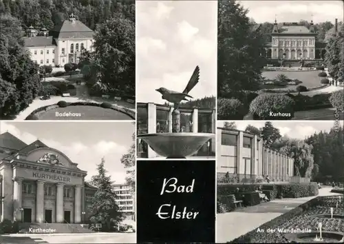 Bad Elster Badehaus, Kurhaus, Kurtheater, An der Wandelhalle 1976