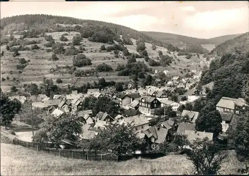 Ansichtskarte Gießübel-Schleusegrund Blick auf die Stadt 1976 