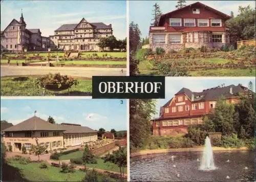 Oberhof (Thüringen) 4 Bild: Rat der Gemeinde, Ferienhäuser, Cafe Luisensitz 1968