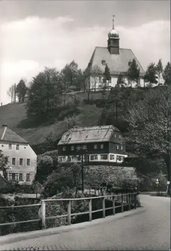 Ansichtskarte Olbernhau Straßenansicht 1984