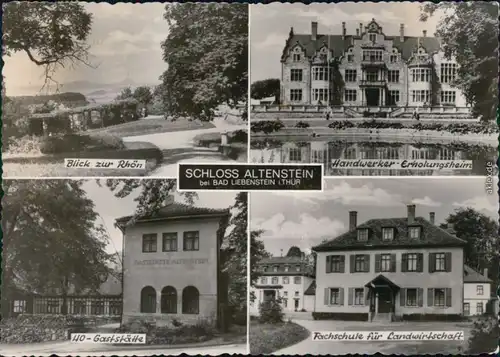 Bad Liebenstein  Erholungsheim, HO-Gaststätte, Fahrschule  Landwirtschaft 1967