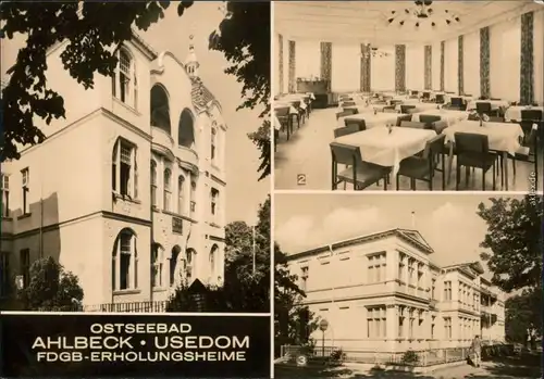 Ahlbeck (Usedom) Erholungsheim  Kreuziger" FDGB-Erholungsheim Willi Bredel 1971