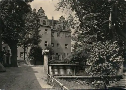 Ansichtskarte Großkmehlen-Ortrand Schloß 1968