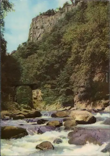 Ansichtskarte Thale (Harz) Bodekessel (Bodetal) xx 1962