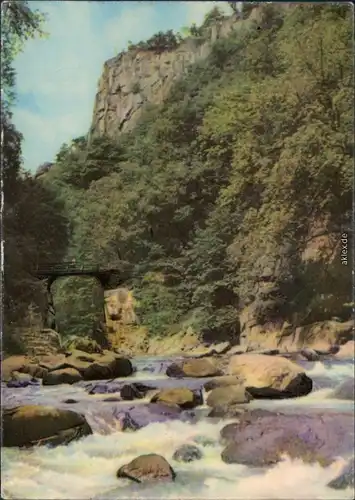 Ansichtskarte Thale (Harz) Bodekessel (Bodetal) 1962