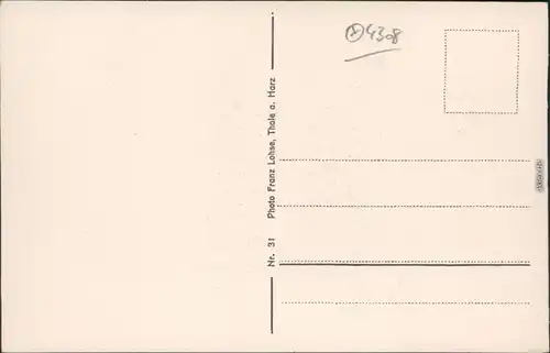 Ansichtskarte Thale (Harz) Goethefelsen / Sieben-Brüder-Felsen 1926