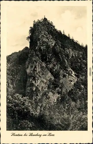 Ansichtskarte Ilsenburg (Harz) Ilsestein / Ilsenstein 1955