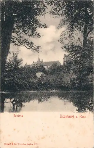 Ansichtskarte Ilsenburg (Harz) Ilsenburg Schloss 1912