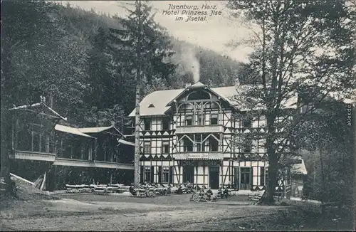 Ansichtskarte Ilsenburg (Harz) Hotel Prinzess Ilse im Ilsental 1912