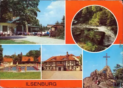 Ilsenburg (Harz) Gaststätte "Plessenburg", Ilsefälle, Bad, FDGB-Gaststätte 1983