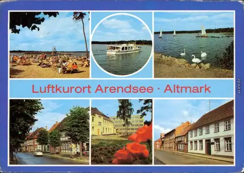 Arendsee (Uckermark)-Nordwestuckermark Badestrand  Hohe-Warthe-Straße 1982