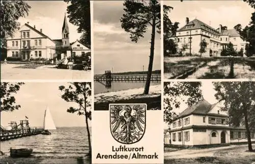 Ansichtskarte Arendsee (Altmark) Arendsee Ansichten 1968