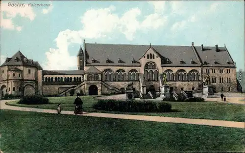 Ansichtskarte Goslar Kaiserpfalz / Kaiserhaus 1908