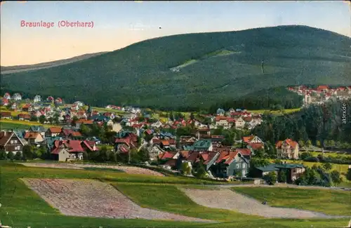 Ansichtskarte Braunlage Panorama-Ansicht xx 1913
