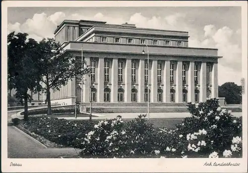 Ansichtskarte Dessau-Dessau-Roßlau Anhaltisches Theater / Landestheater 1964